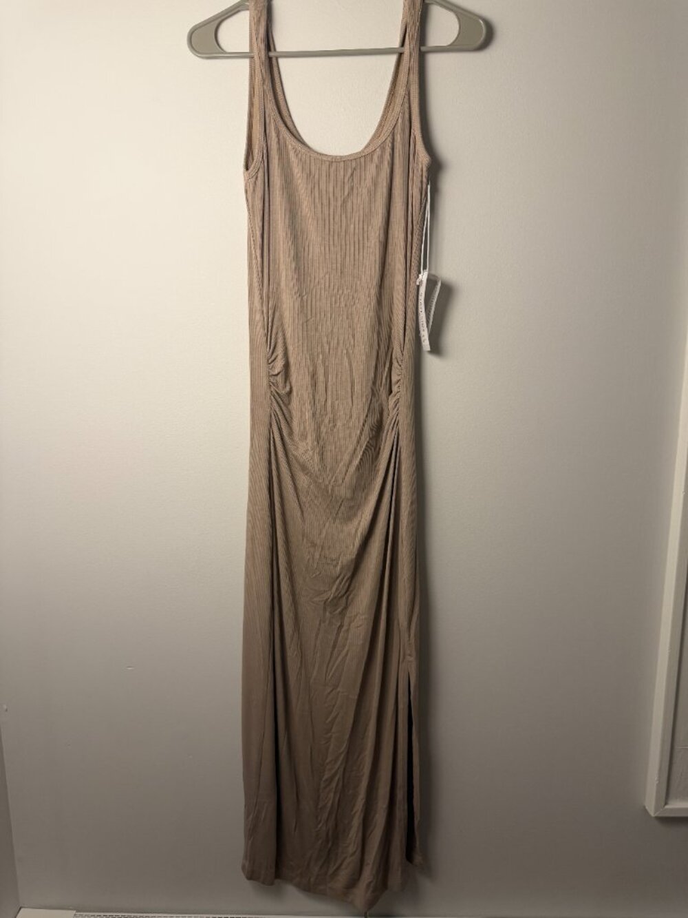 NWT Stateside 2x1 Ribbed Tank Dress / S